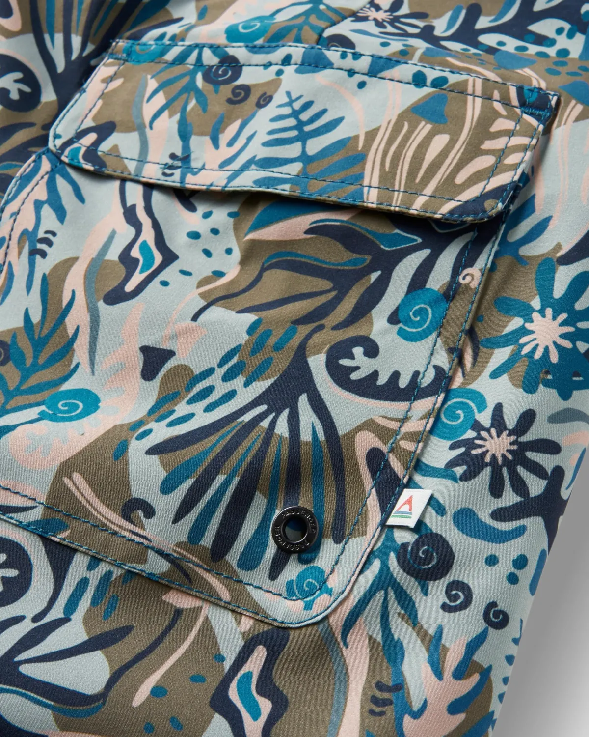 Shorts|Shorts|Passenger Breaks Recycled Boardshort - Abstract Seaweed Pistachio AbstractSeaweedPistachio