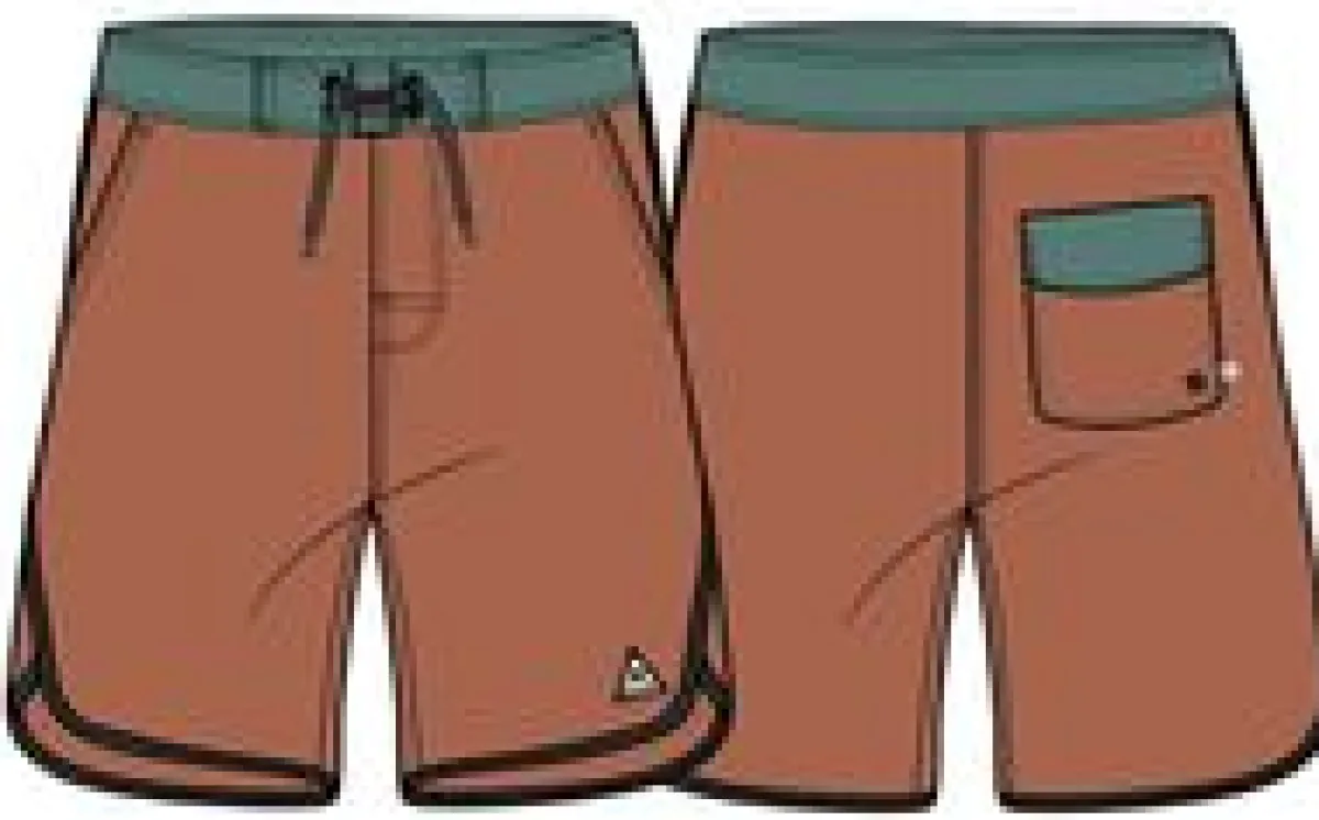Shorts|Shorts|Passenger Breaks Recycled Boardshort - Burnt Orange BurntOrange
