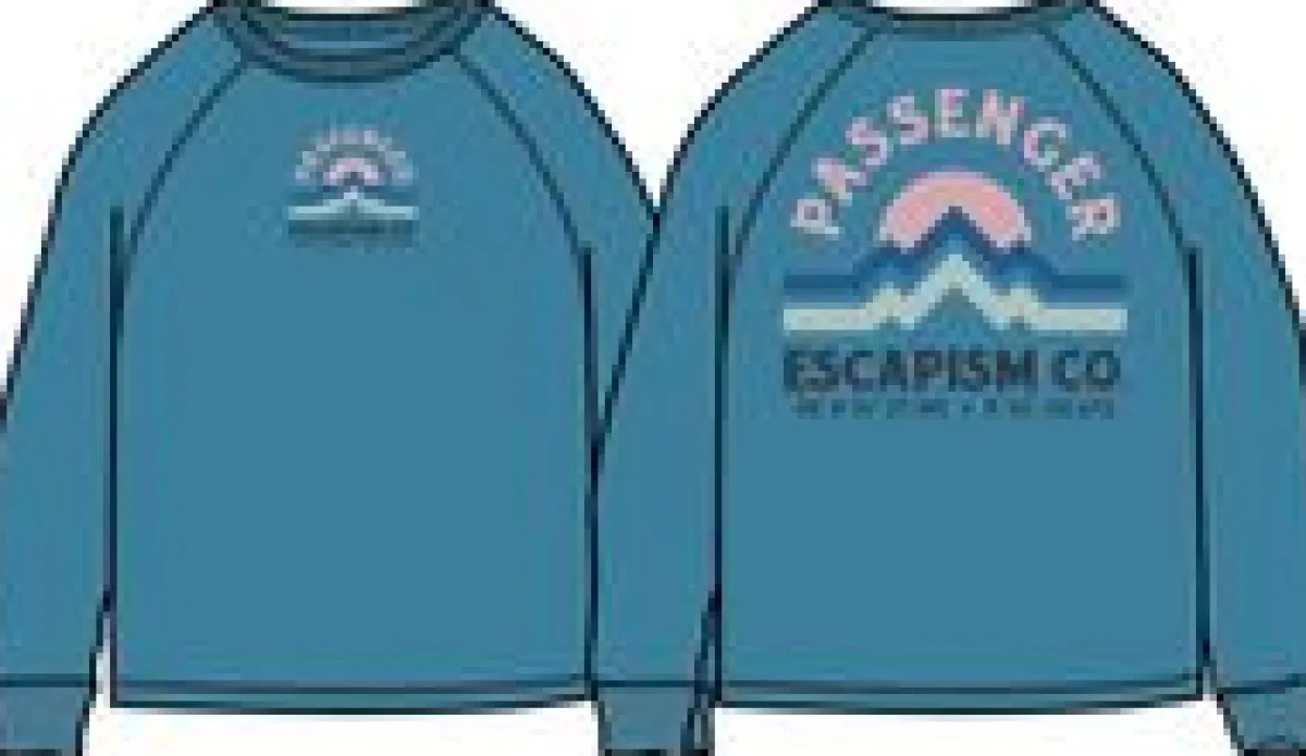Sweatshirts|Hoodies & Sweatshirts|Passenger Breathe Recycled Cotton Sweatshirt - Bluejay
