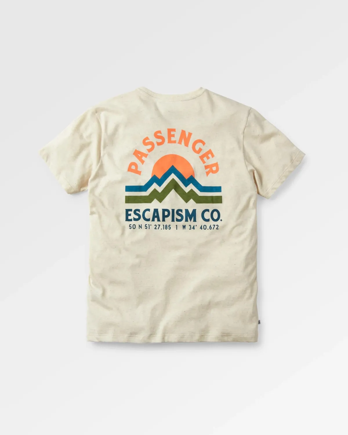 Tops & T-Shirts|Passenger Breathe Recycled Cotton T-Shirt - Milky Marl MilkyMarl