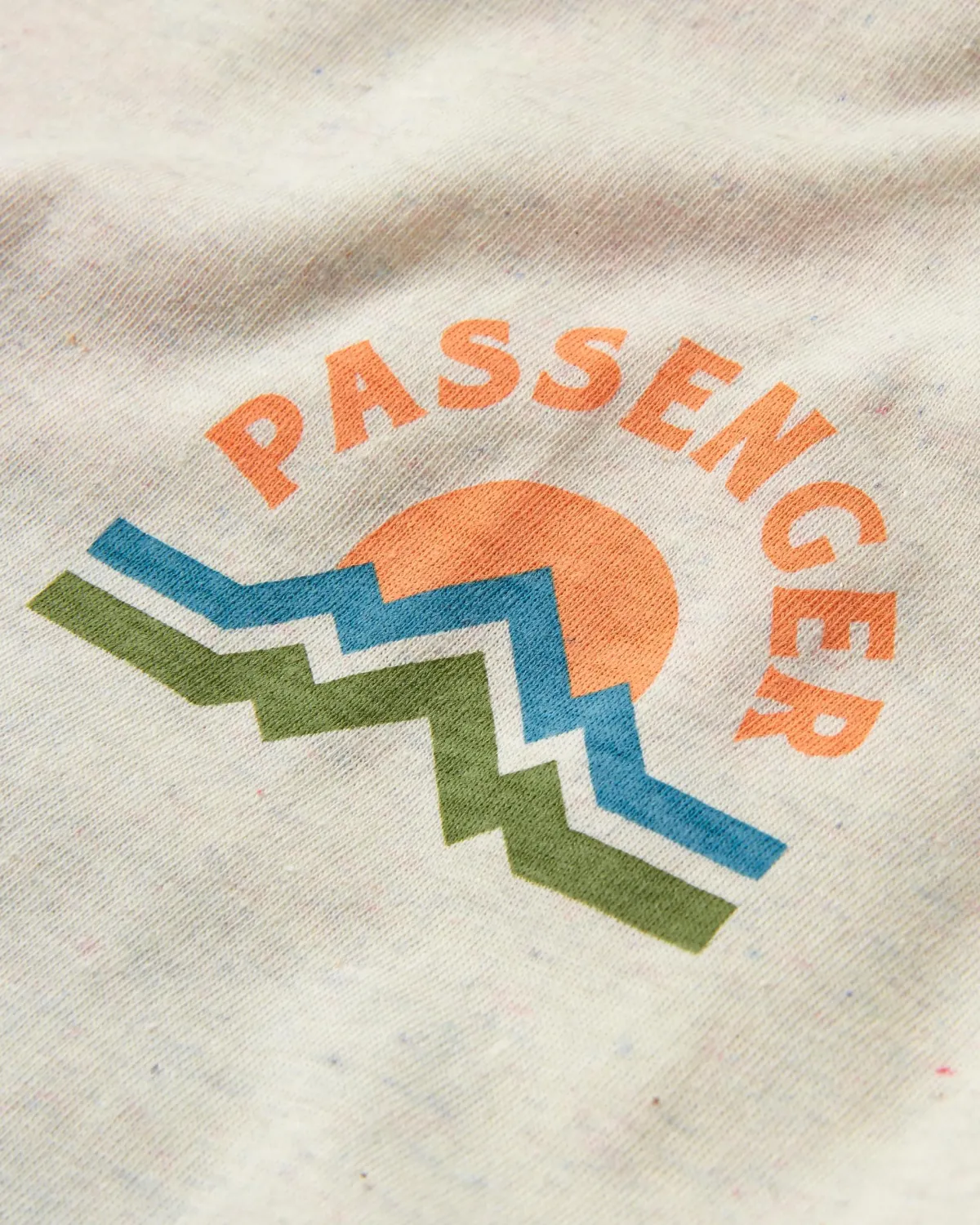 Tops & T-Shirts|Passenger Breathe Recycled Cotton T-Shirt - Milky Marl MilkyMarl
