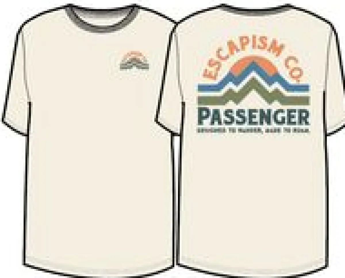 Tops & T-Shirts|Passenger Breathe Recycled Cotton T-Shirt - Milky Marl MilkyMarl