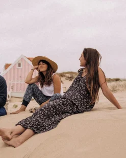 Dresses|Footwear|Passenger Breeze Maxi Dress - Simple Tile Faded Black SimpleTileFadedBlack