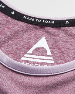 Tank Tops|Tops|Passenger Breezy Recycled Active Tank Top - Berry Marl BerryMarl