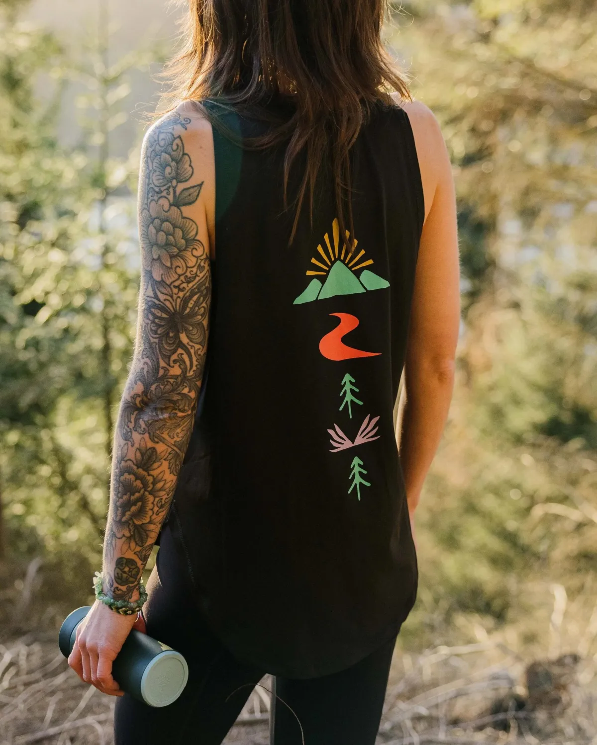 Tops|Tank Tops|Passenger Breezy Recycled Active Tank Top - Black