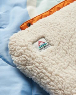 Blankets|Blankets|Passenger Cabin Recycled Sherpa Blanket - Cornflower