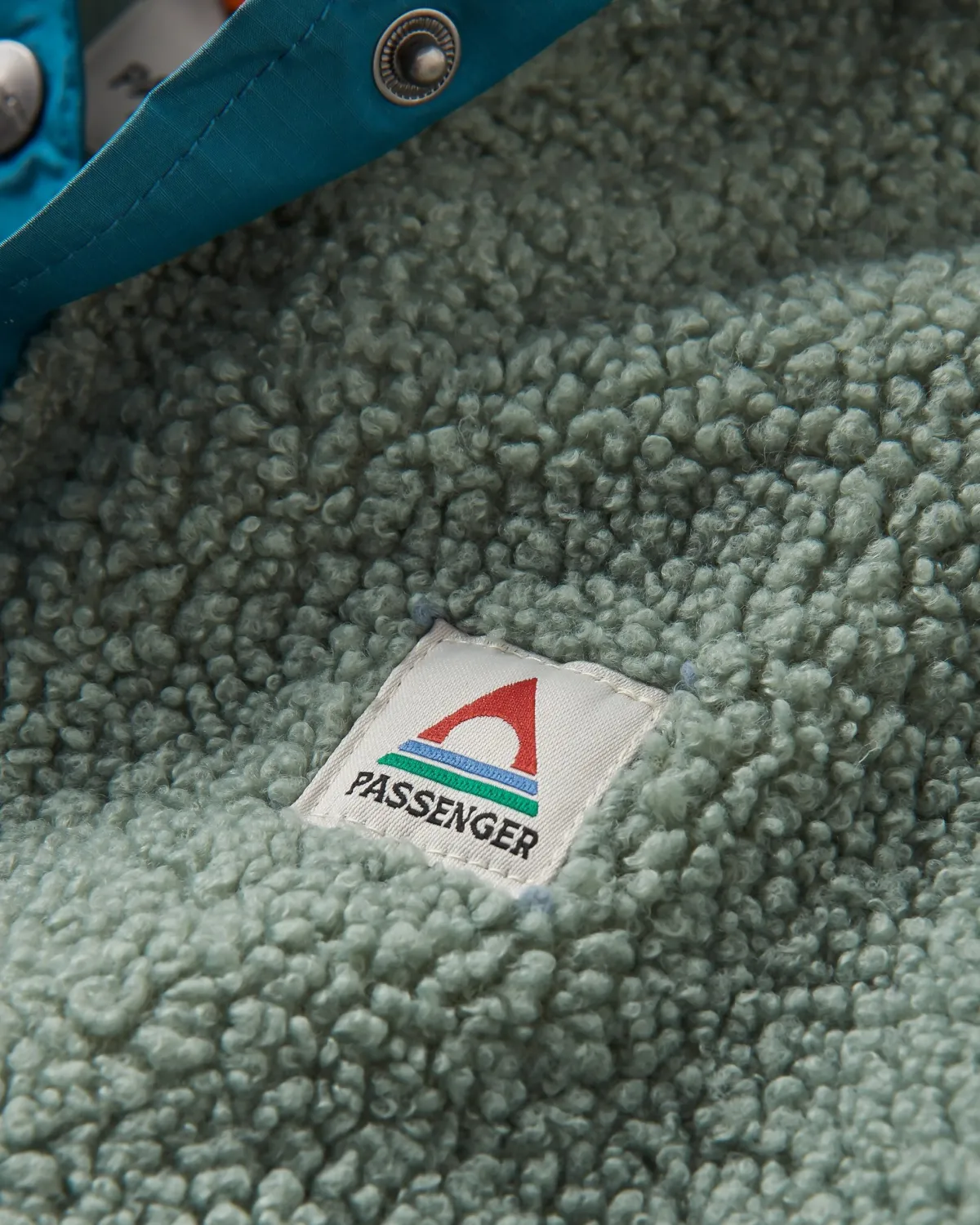 Fleece|Hoodies|Passenger Calla Hooded Recycled Polar-Lined Fleece - Pistachio