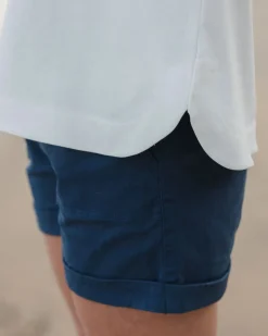 Shorts|Shorts|Passenger Carriso Organic Cotton Shorts - Dark Denim DarkDenim