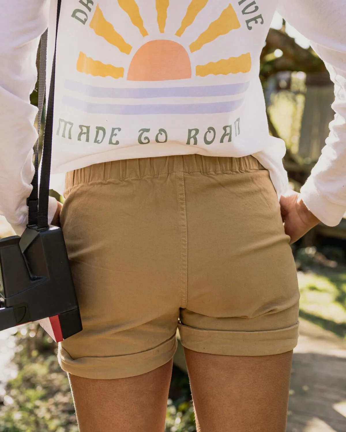 Shorts|Shorts|Passenger Carriso Organic Cotton Shorts - Biscuit