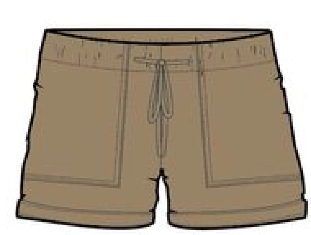 Shorts|Shorts|Passenger Carriso Organic Cotton Shorts - Biscuit