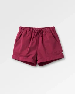 Shorts|Shorts|Passenger Carriso Organic Cotton Shorts - Cranberry