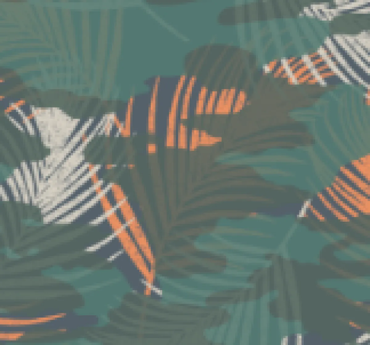 T-Shirts & Tank Tops|Tops|Passenger Chakra Tie Back Active Recycled T-Shirt - Palm Camo Deep Sea PalmCamoDeepSea