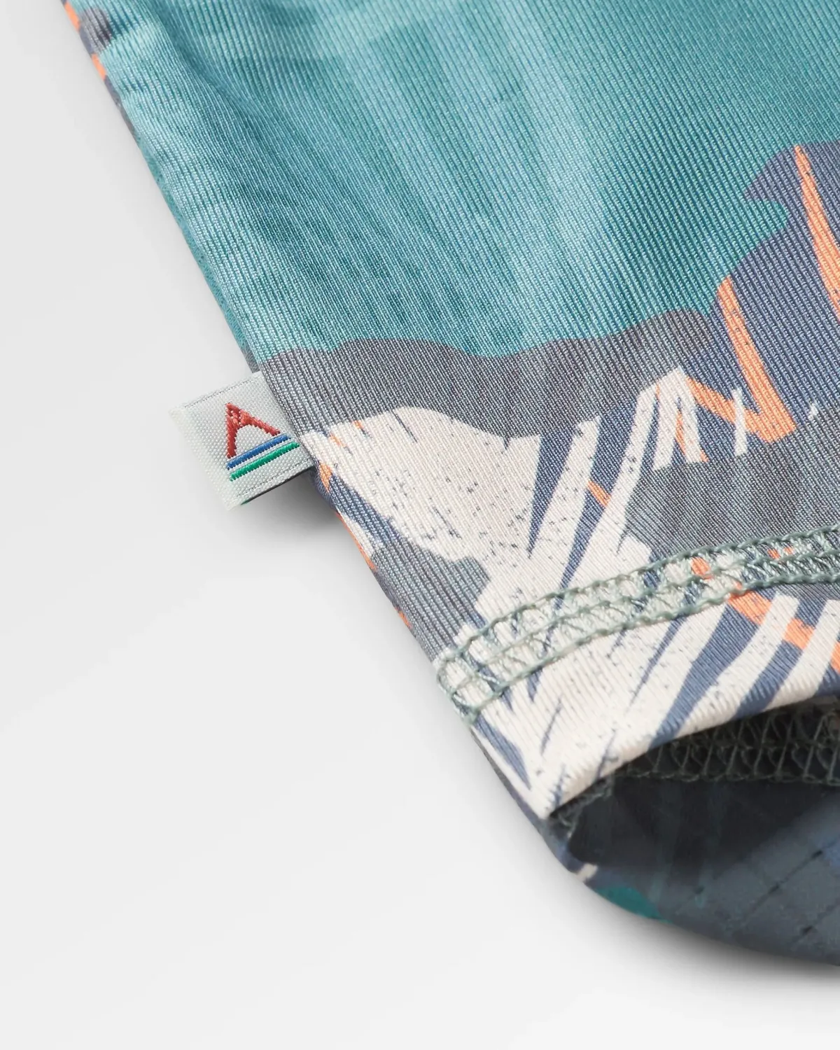 T-Shirts & Tank Tops|Tops|Passenger Chakra Tie Back Active Recycled T-Shirt - Palm Camo Deep Sea PalmCamoDeepSea