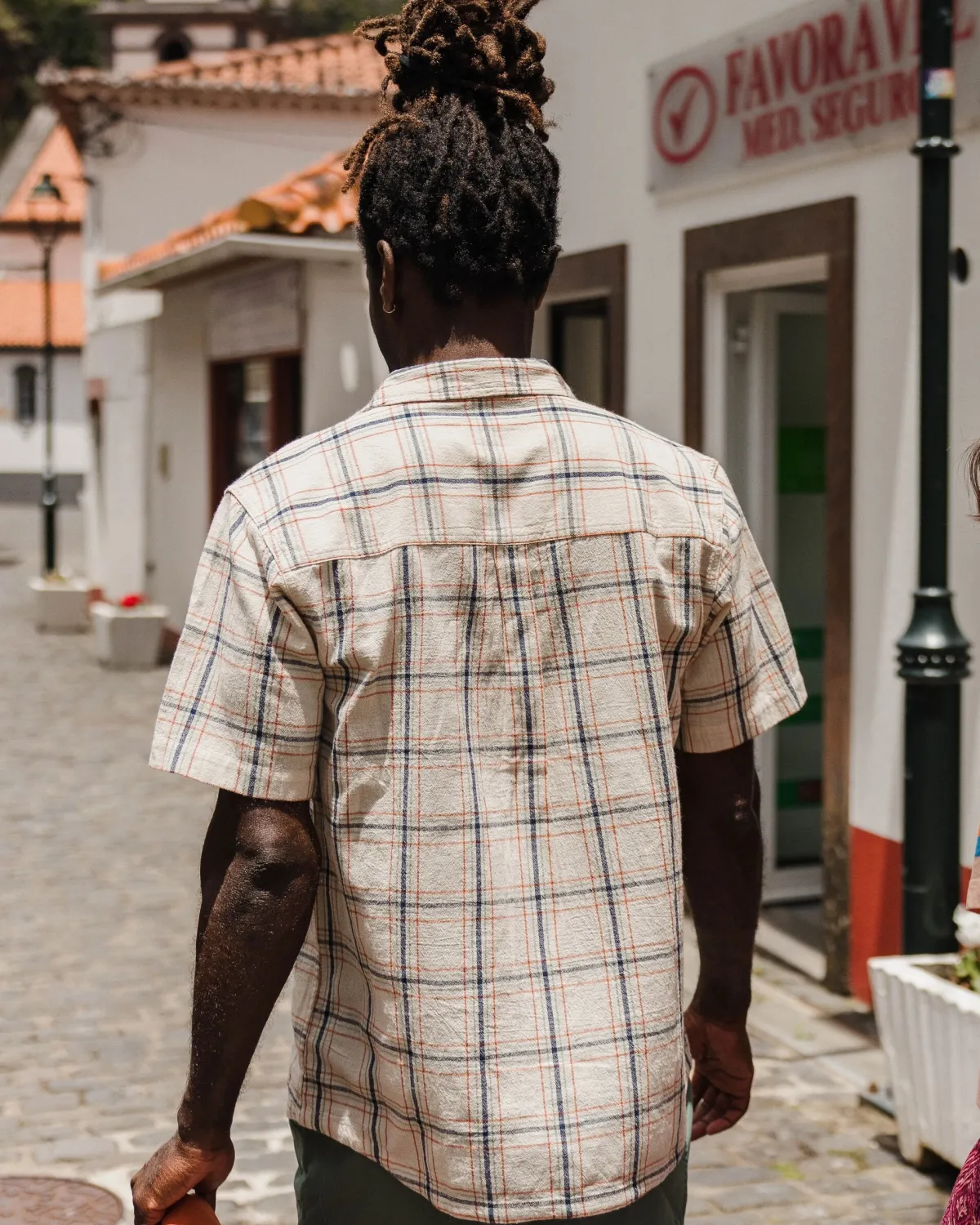 Shirts|Shirts|Passenger Chill Organic Cotton Check Long Sleeve Shirt - Birch
