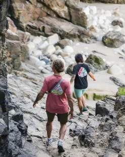 T-Shirts & Tank Tops|T-Shirts & Tank Tops|Passenger Classic Active Recycled T-Shirt - Mineral Red Marl MineralRedMarl