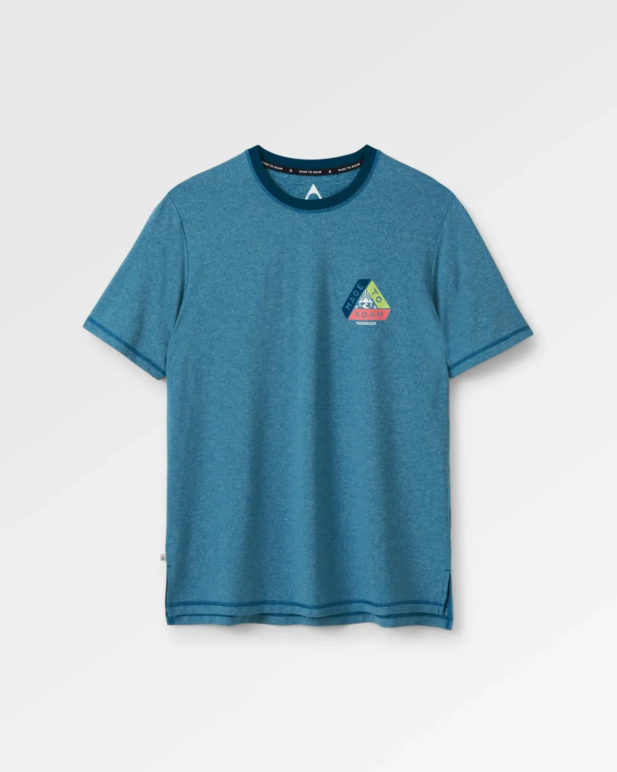 T-Shirts & Tank Tops|T-Shirts & Tank Tops|Passenger Classic Active Recycled T-Shirt - Blue Steel Marl BlueSteelMarl