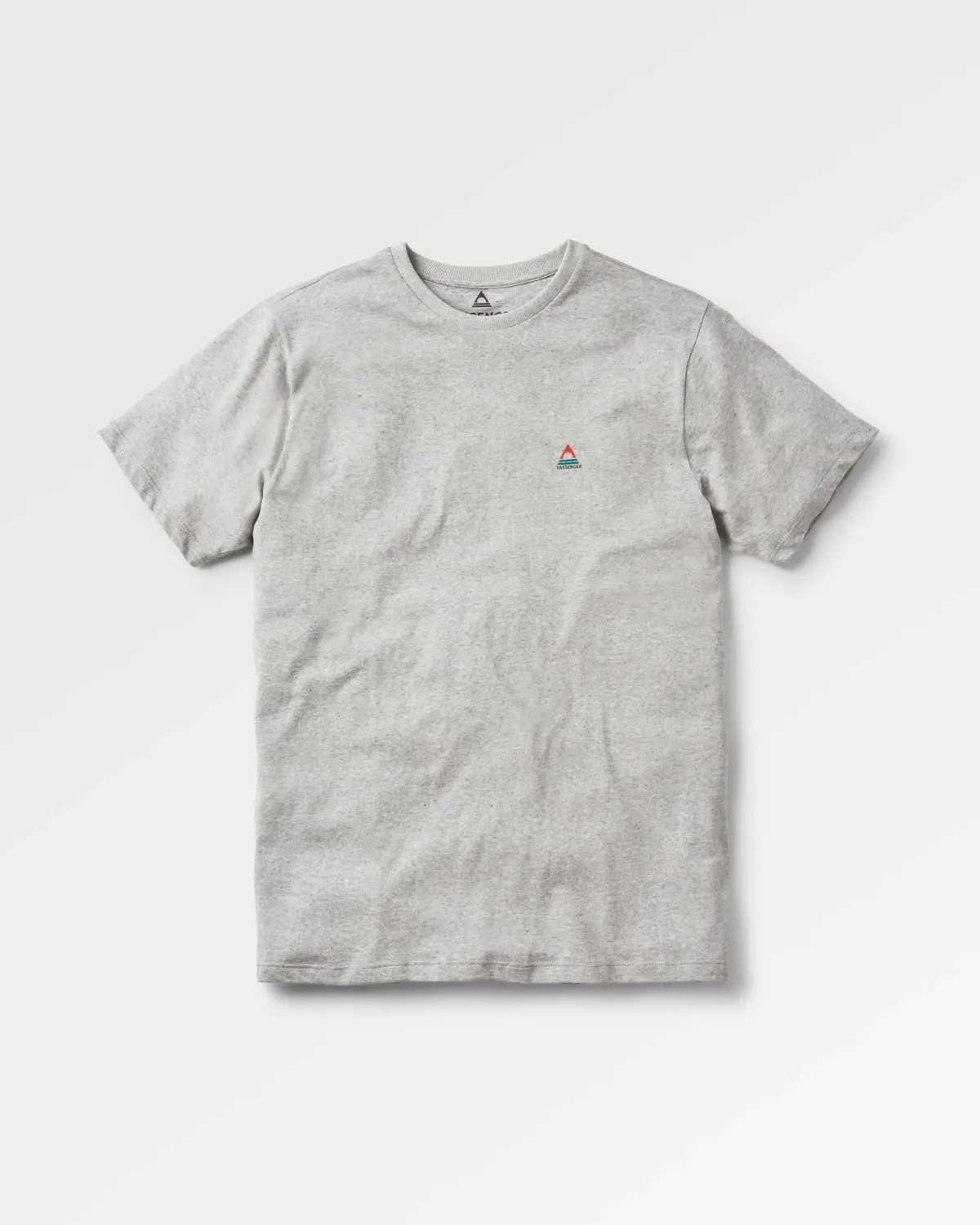 T-Shirts & Tank Tops|Passenger Classic Logo Recycled Cotton T-Shirt - Mid Gray Marl MidGrayMarl