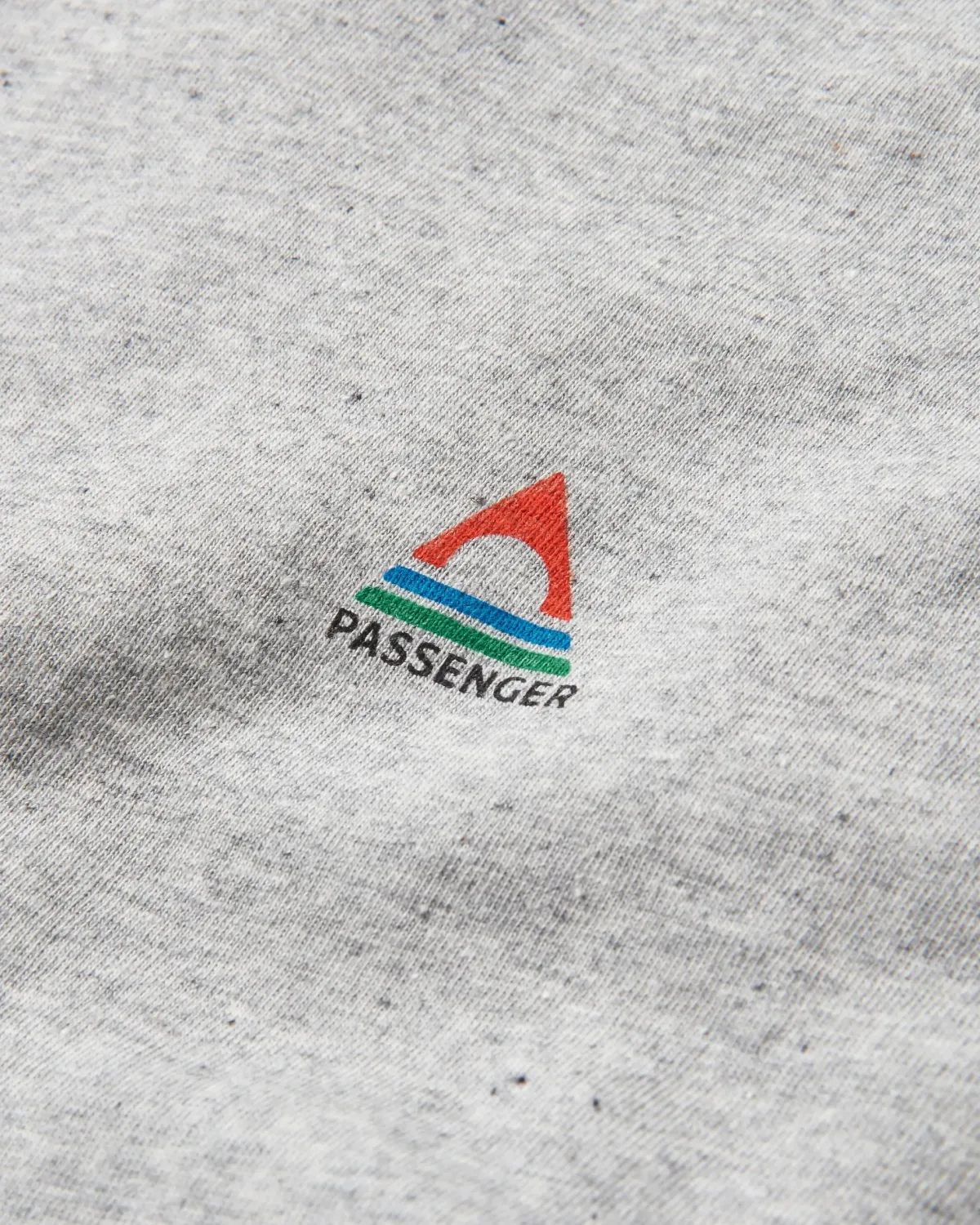 T-Shirts & Tank Tops|Passenger Classic Logo Recycled Cotton T-Shirt - Mid Gray Marl MidGrayMarl