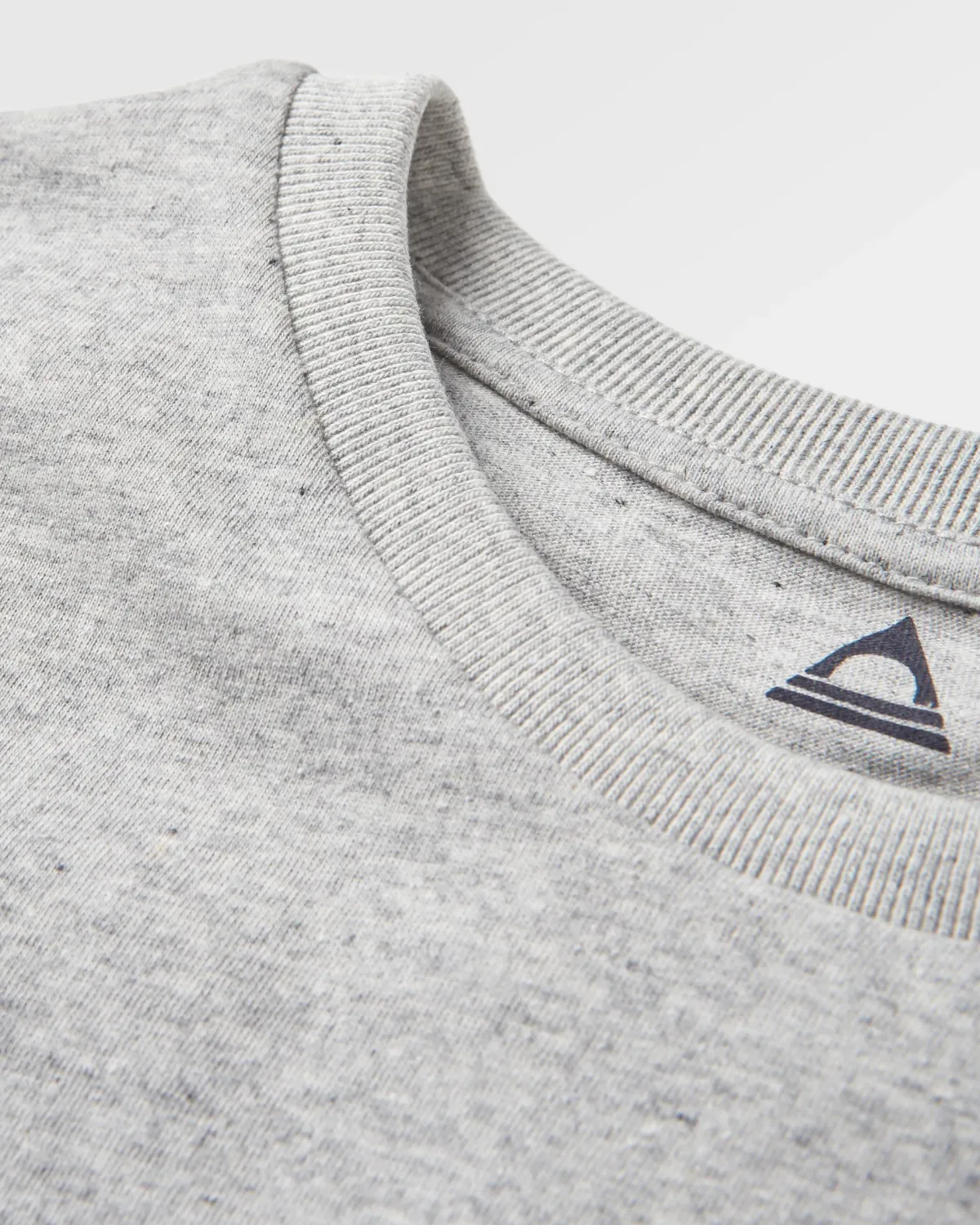 T-Shirts & Tank Tops|Passenger Classic Logo Recycled Cotton T-Shirt - Mid Gray Marl MidGrayMarl
