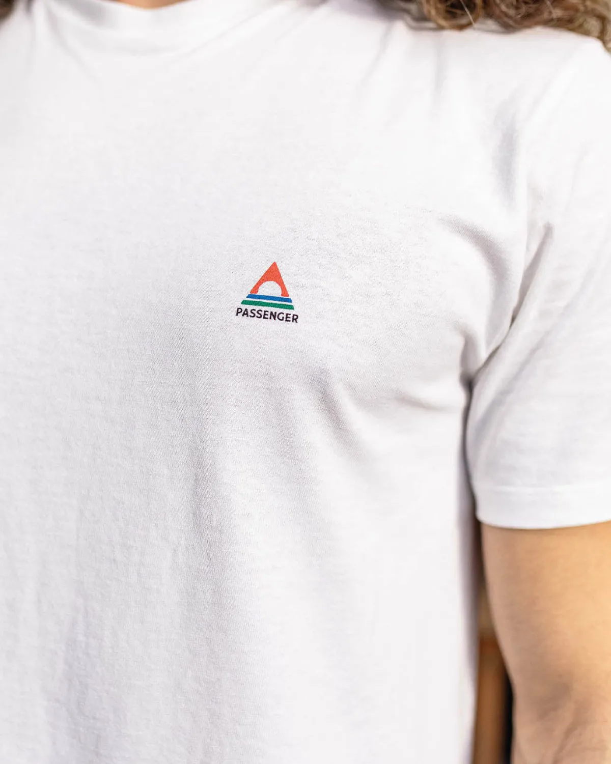 T-Shirts & Tank Tops|Passenger Classic Logo Recycled Cotton T-Shirt - White