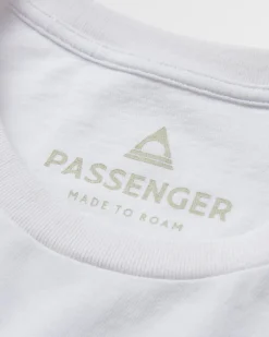T-Shirts & Tank Tops|Passenger Classic Logo Recycled Cotton T-Shirt - White