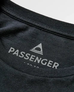 T-Shirts & Tank Tops|Passenger Classic Logo Recycled Cotton T-Shirt - Black