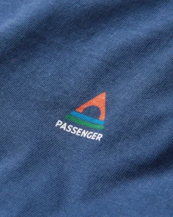 T-Shirts & Tank Tops|Passenger Classic Logo Recycled Cotton T-Shirt - Rich Navy RichNavy