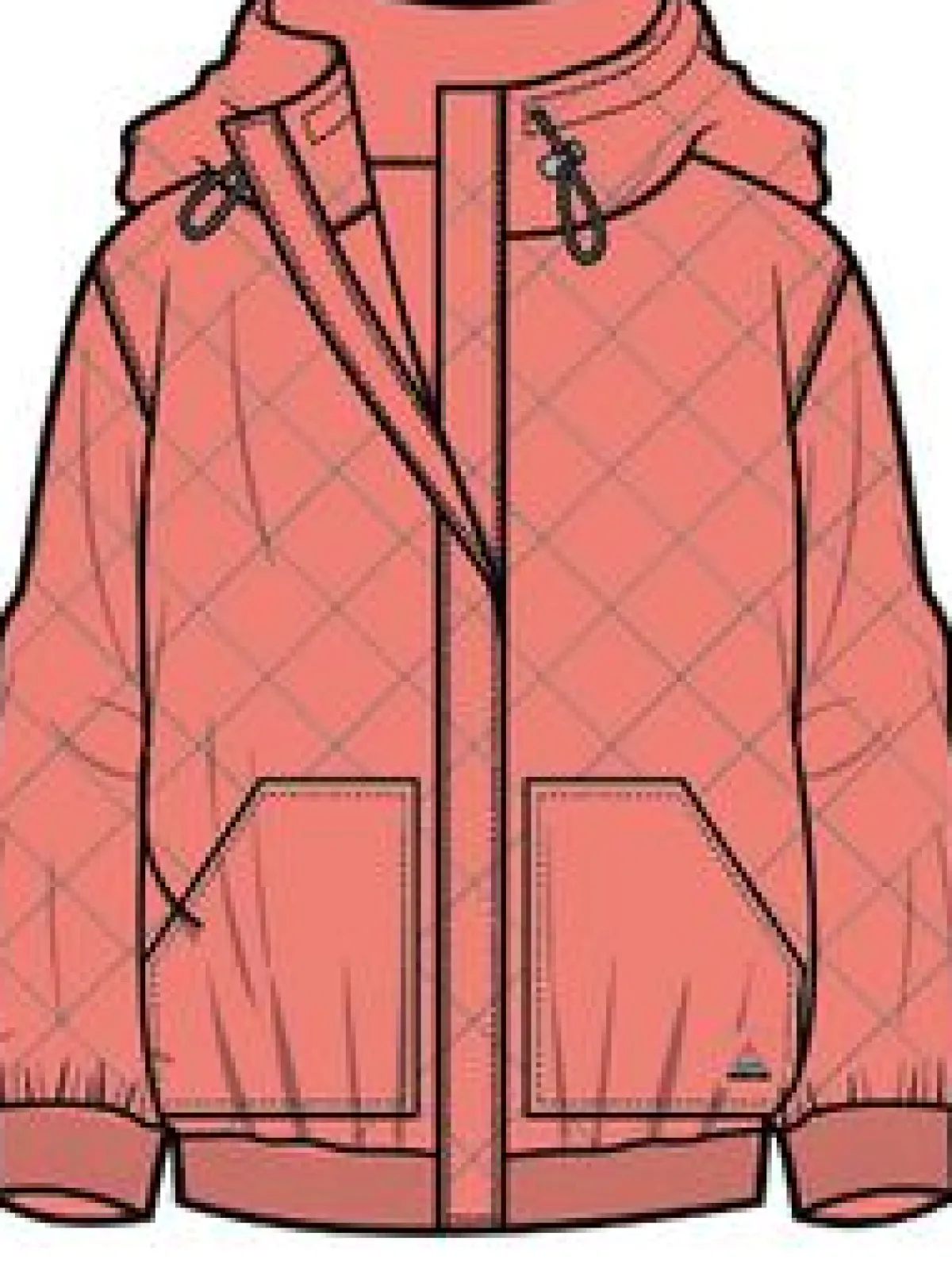 Hoodies|Hoodies & Sweatshirts|Passenger Clementine Recycled Quilted Button Up Hoodie - Shell Pink ShellPink