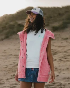 Hoodies & Sweatshirts|Passenger Clementine Recycled Quilted Vest - Shell Pink ShellPink