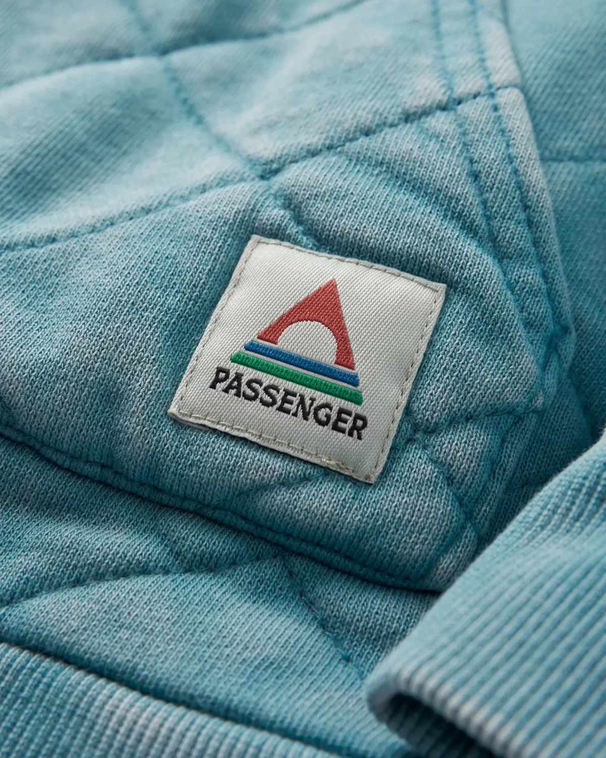 Hoodies|Hoodies & Sweatshirts|Passenger Clementine Recycled Quilted Button Up Hoodie - Blue Pool BluePool