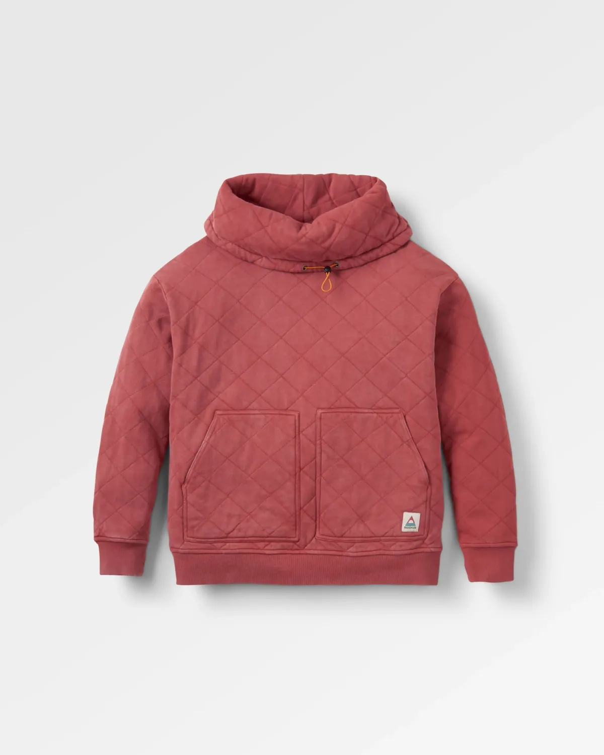 Hoodies & Sweatshirts|Passenger Clementine Recycled Quilted High Neck - Red Ochre RedOchre