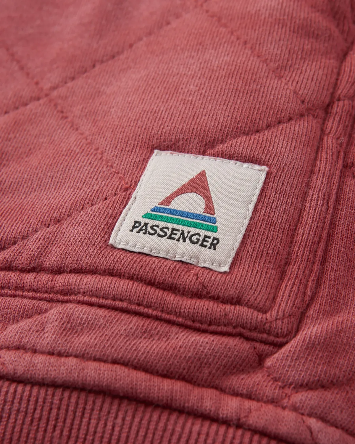 Hoodies & Sweatshirts|Passenger Clementine Recycled Quilted High Neck - Red Ochre RedOchre