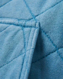 Hoodies & Sweatshirts|Passenger Clementine Recycled Quilted High Neck - Bluejay