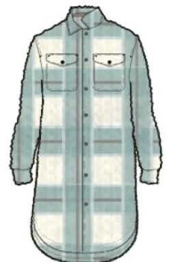 Shirts|Passenger Cloudy Recycled Sherpa Fleece Shirt - Pistachio Check PistachioCheck