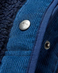 Fleece|Fleece|Passenger Clover Recycled Cotton-Lined Sherpa Fleece - Deep Navy DeepNavy