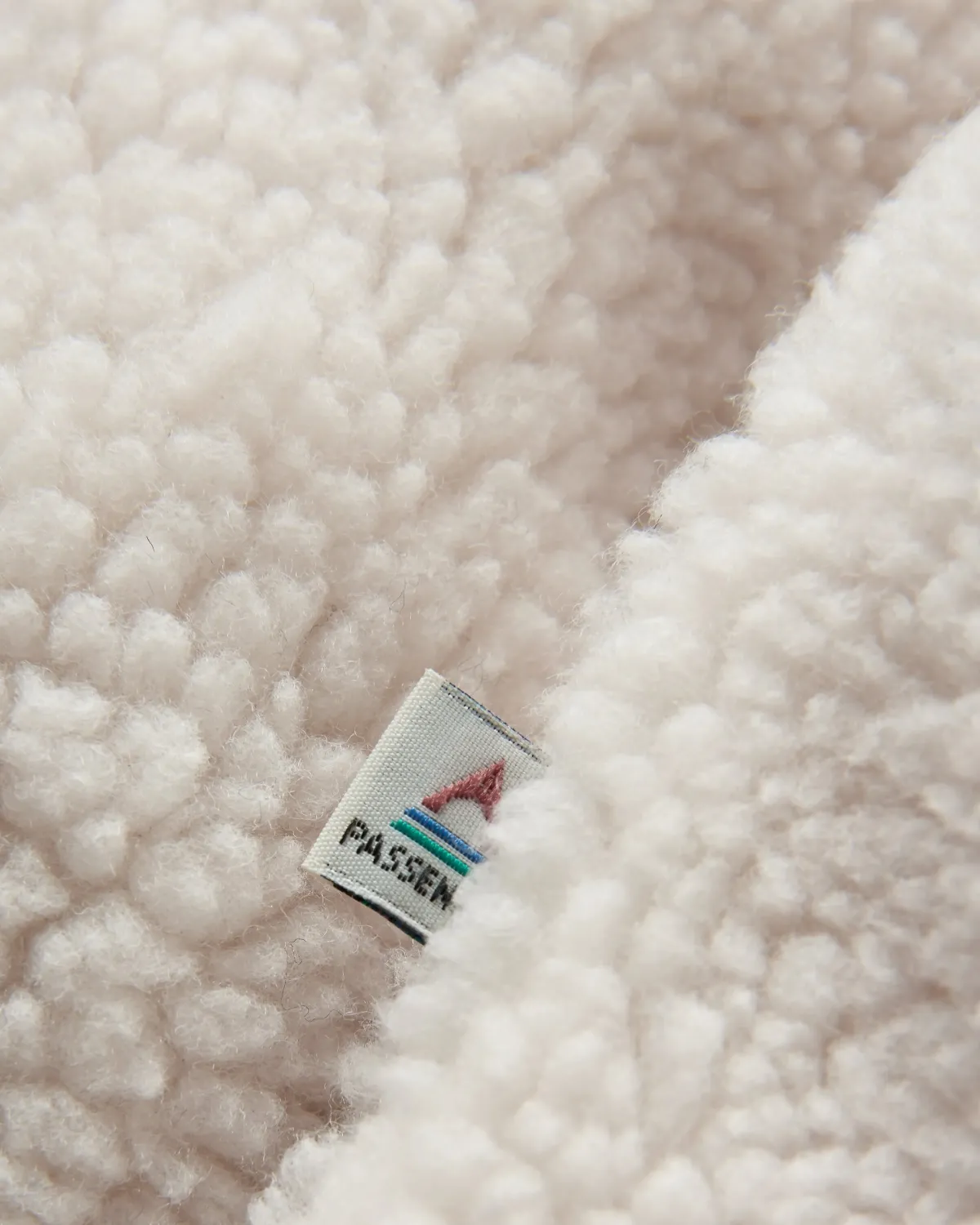 Fleece|Fleece|Passenger Clover Recycled Cotton-Lined Sherpa Fleece - Vintage White VintageWhite