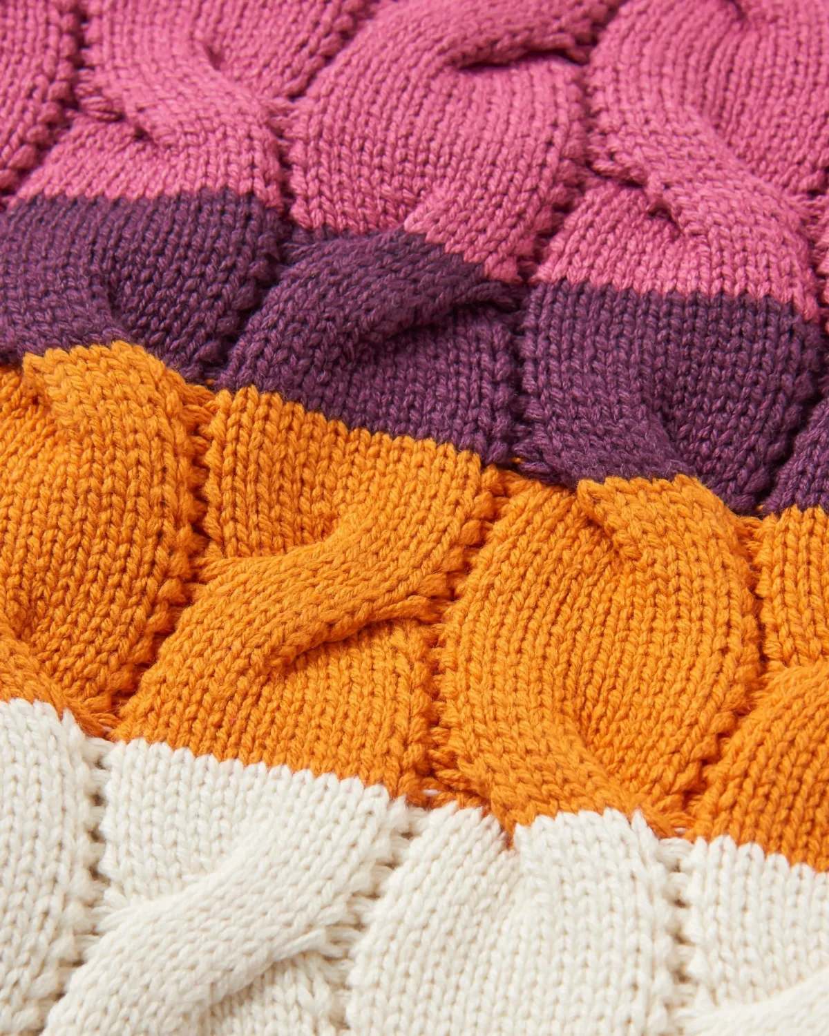 Knitwear|Passenger Comfort Organic Cotton Knitted Sweater - Rhubarb Multi Stripe RhubarbMultiStripe