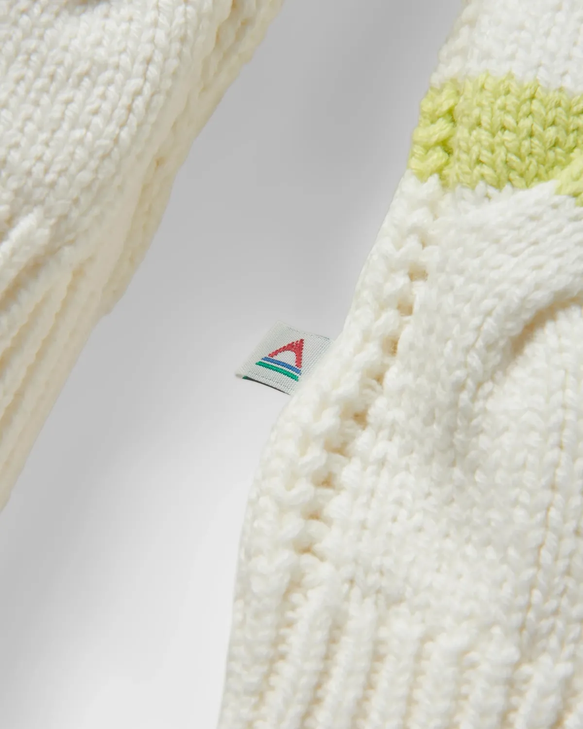Sweaters|Passenger Comfort Stripe Organic Knitted Sweater - Lime Stripe LimeStripe