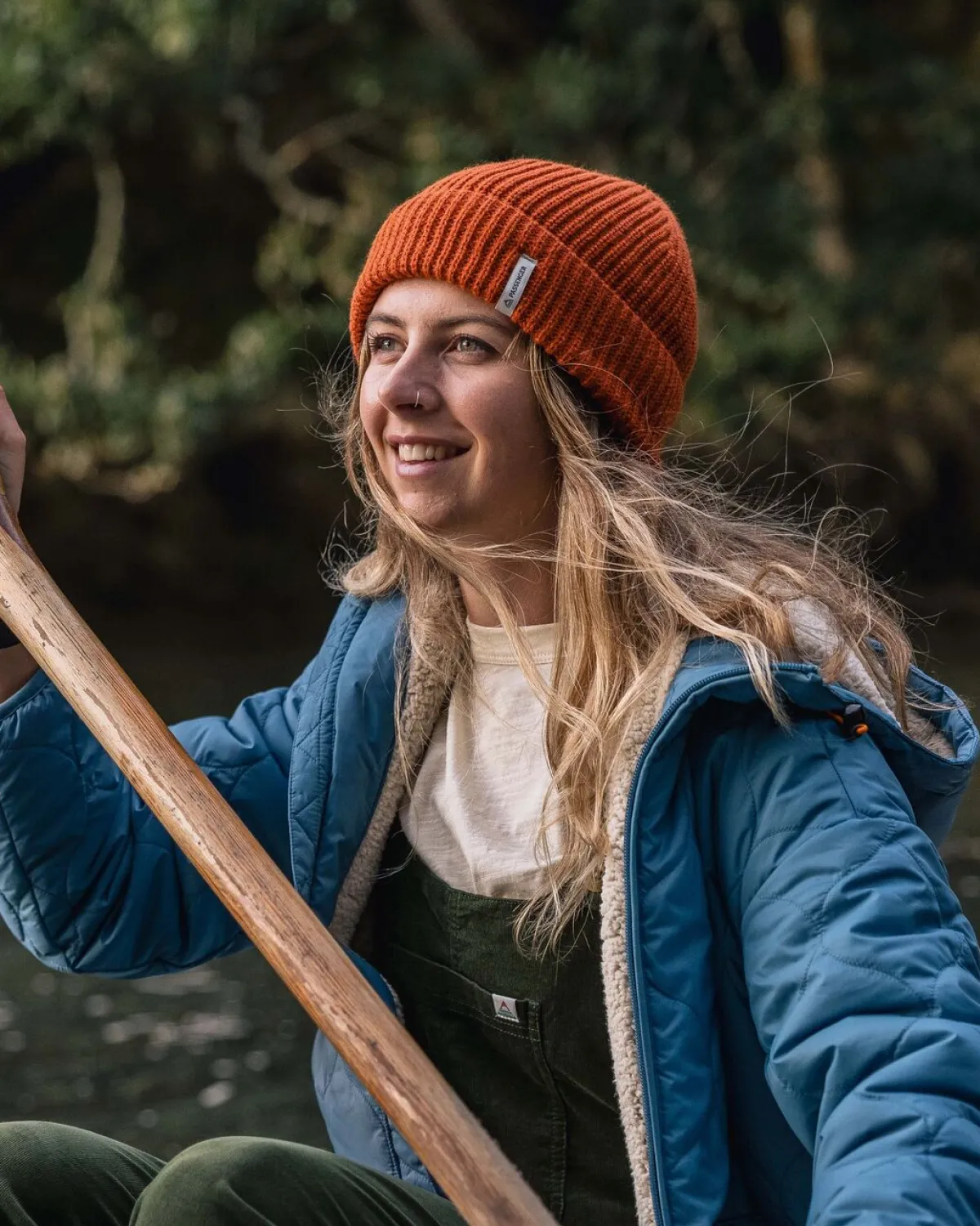 Beanies|Beanies|Passenger Compass Recycled Beanie - Rust