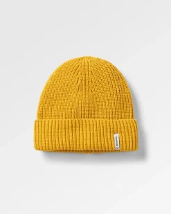 Beanies|Beanies|Passenger Compass Recycled Beanie - Mustard Yellow MustardYellow