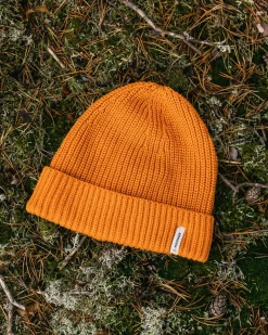 Beanies|Beanies|Passenger Compass Recycled Beanie - Sunrise Orange SunriseOrange