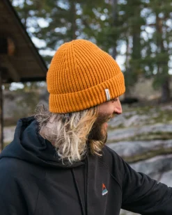 Beanies|Beanies|Passenger Compass Recycled Beanie - Sunrise Orange SunriseOrange
