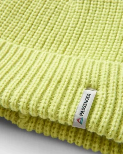 Beanies|Beanies|Passenger Compass Recycled Beanie - Lime Juice LimeJuice