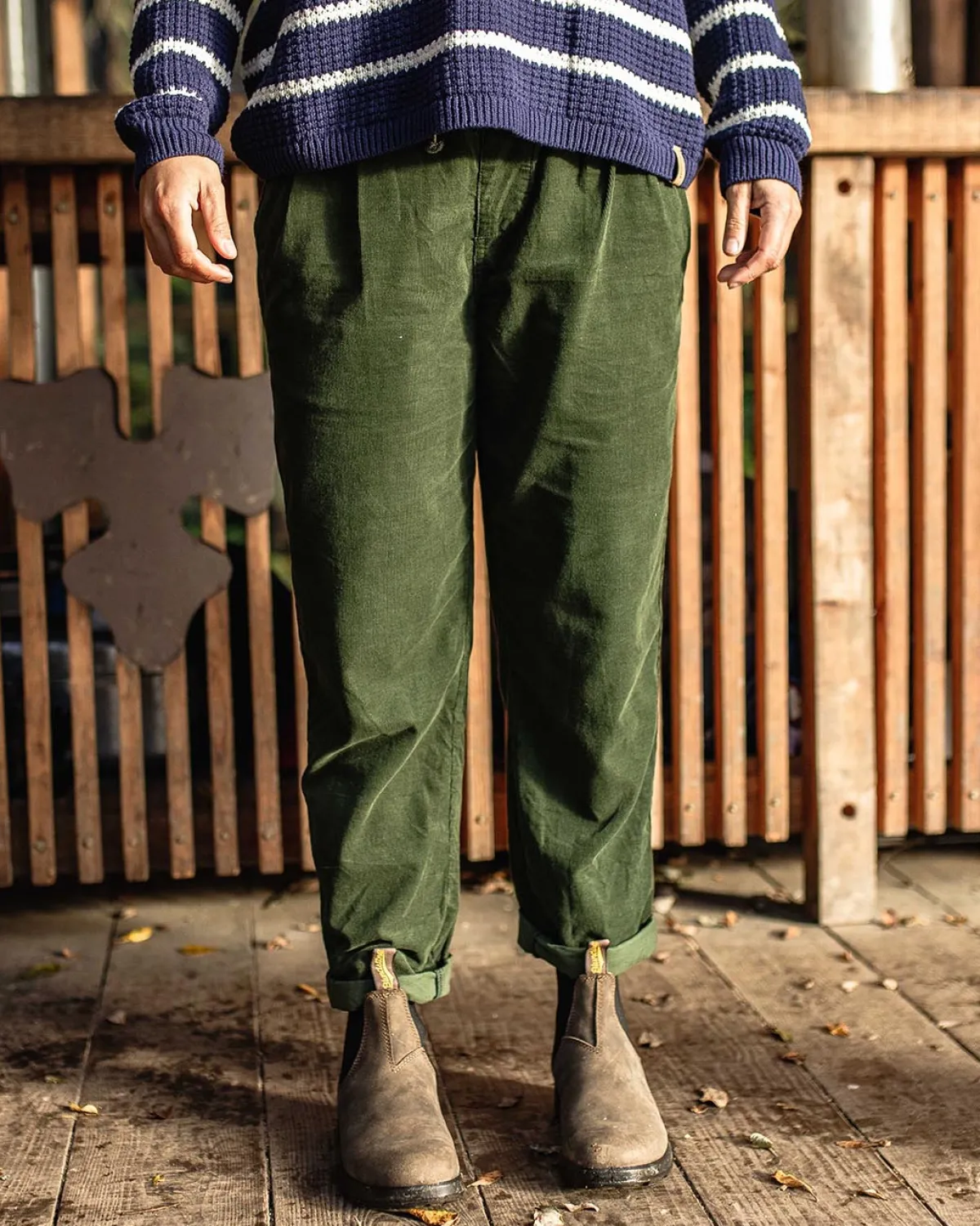 Pants|Overalls & Pants|Passenger Compass Recycled Corduroy Pant - Fir Tree FirTree