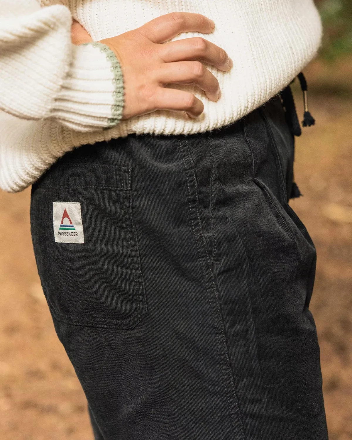 Pants|Overalls & Pants|Passenger Compass Recycled Corduroy Pant - Black