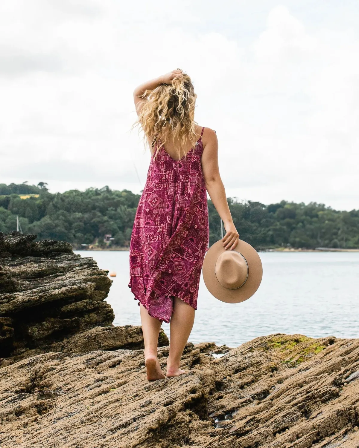 Pants|Dresses & Skirts|Passenger Copetín Jumpsuit - Vintage Patchwork Wine VintagePatchworkWine