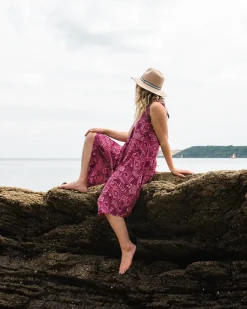 Pants|Dresses & Skirts|Passenger Copetín Jumpsuit - Vintage Patchwork Wine VintagePatchworkWine