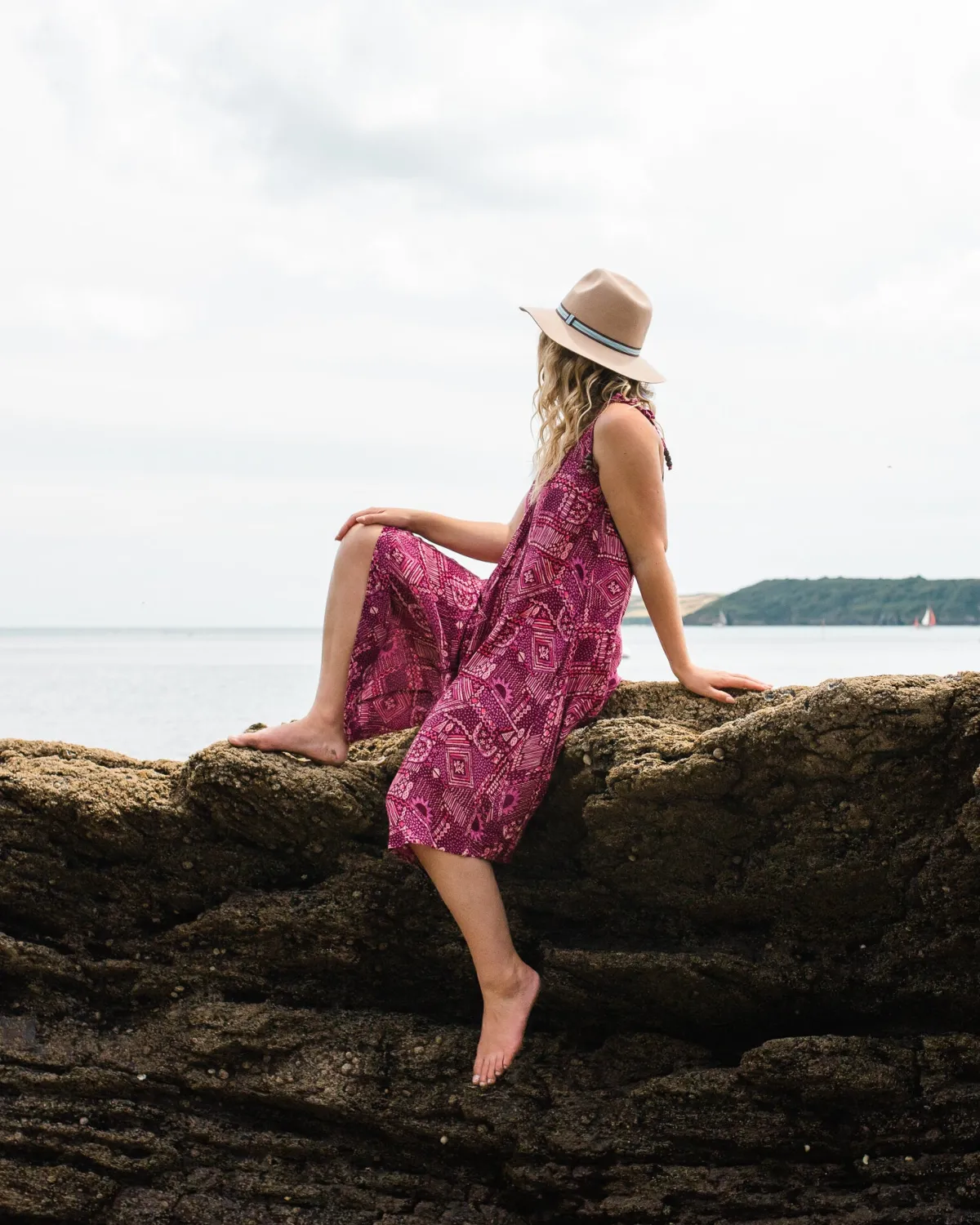 Pants|Dresses & Skirts|Passenger Copetín Jumpsuit - Vintage Patchwork Wine VintagePatchworkWine