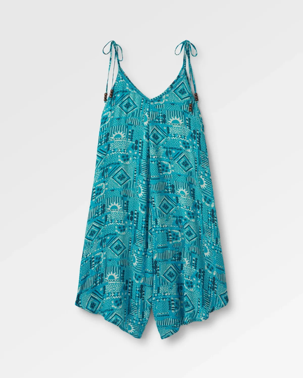 Pants|Dresses & Skirts|Passenger Copetín Jumpsuit - Vintage Patchwork Blue Pool VintagePatchworkBluePool