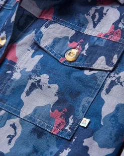 Shirts|Shirts|Passenger Coral Organic Cotton Long Sleeve Shirt - Sycamore Camo SycamoreCamo